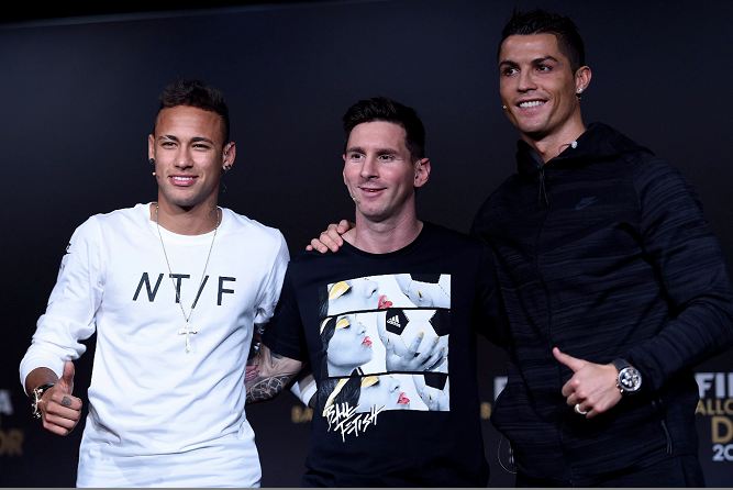 Neymar ha quedado en dos ocasiones en el tercer lugar del Balón de Oro. Foto: Internet