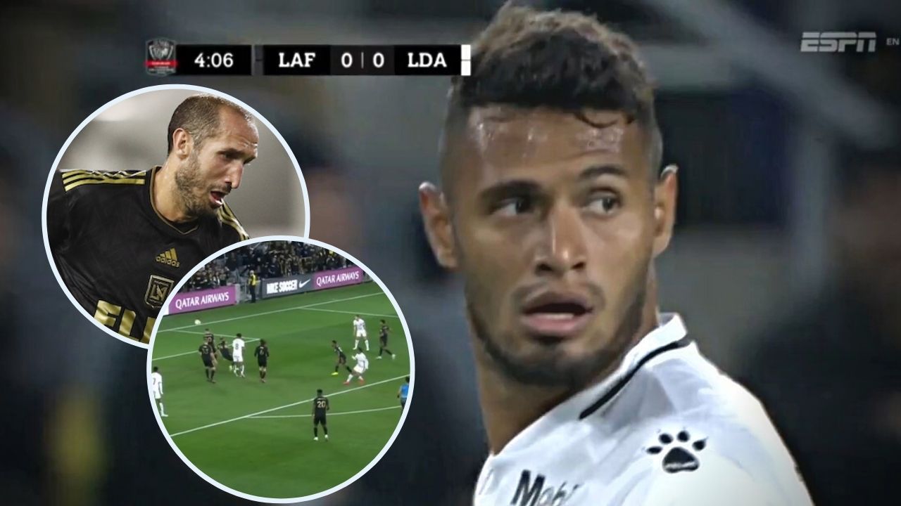 Así fue el penal que Alex López provocó que Giorgio Chiellini cometiera de forma inocente