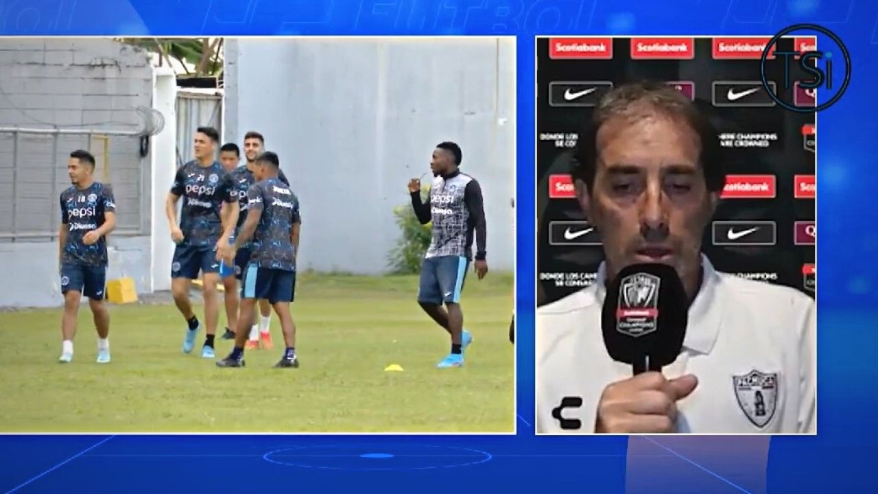 Técnico de Pachuca comete imperdonable error con Motagua previo al juego de ida