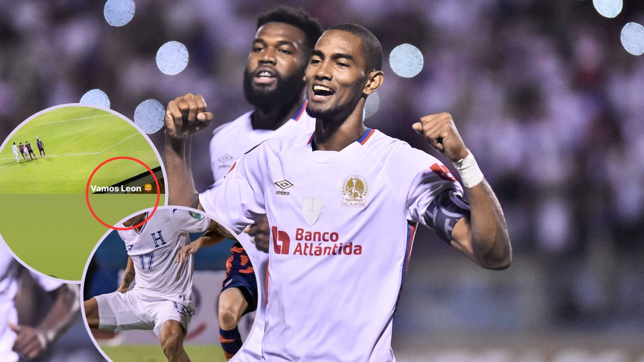 Legionario hondureño deja guiño al Olimpia en pleno juego contra Atlas