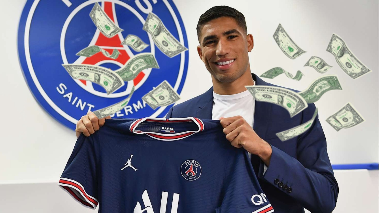 Achraf Hakimi salario, ¿cuánto gana al año, al mes y al día?