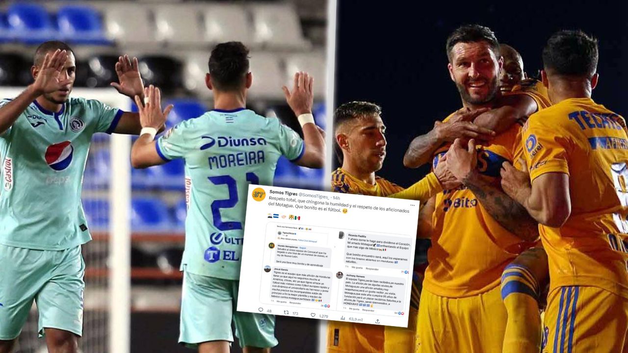 Aficionados de Tigres dejan inesperado mensaje a Motagua y así se expresaron de los hondureños