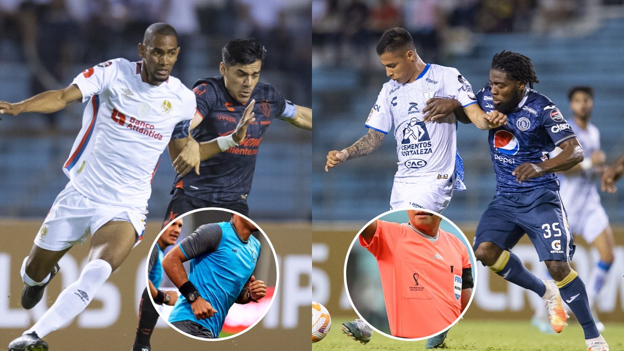Árbitros centroamericanos dictarán justicia en las llaves de vuelta de Olimpia y Motagua