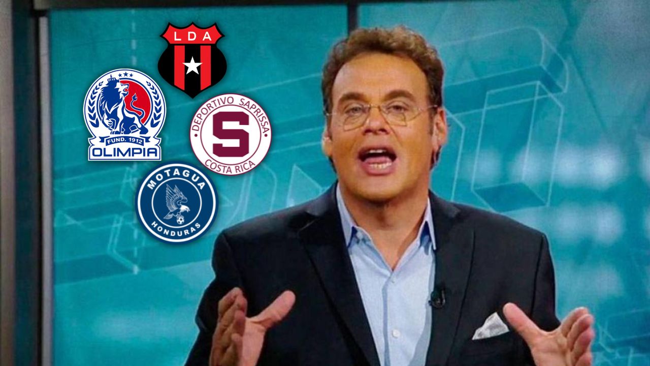 David Faitelson revela a qué equipo apoya en el fútbol de Centroamérica
