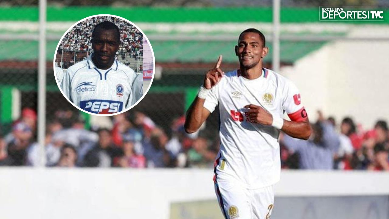 Denilson Costa reacciona luego que Jerry Bengtson superara su marca de goles en Liga Nacional