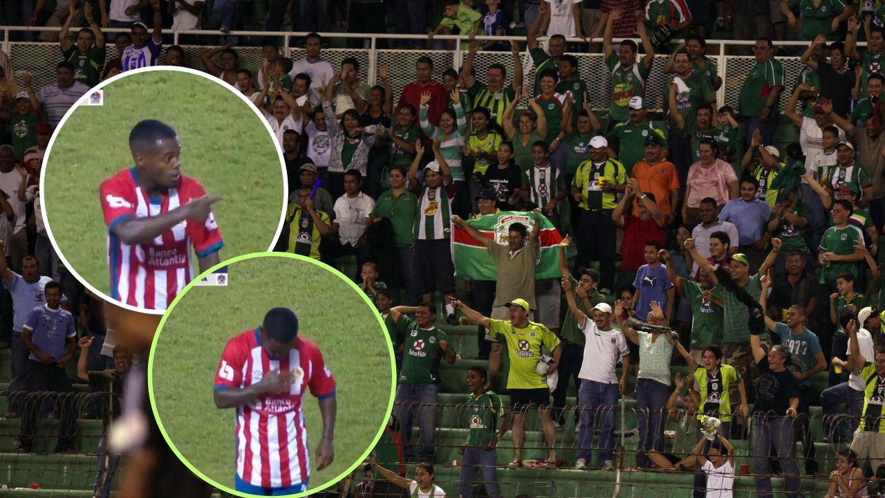 Afición de Marathón se mete con Edwin Solano y este les responde con un contundente gesto