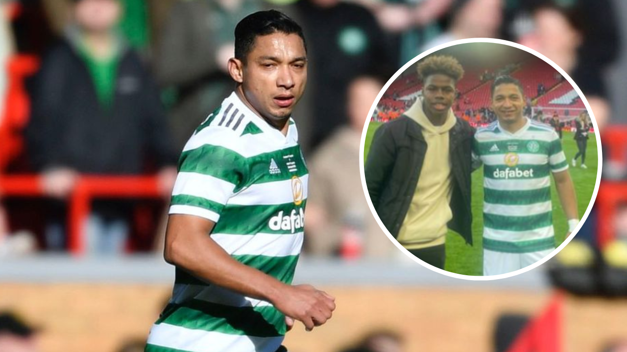 Emilio Izaguirre se encuentra con Keyrol Figueroa y le hace especial pedido para su futuro