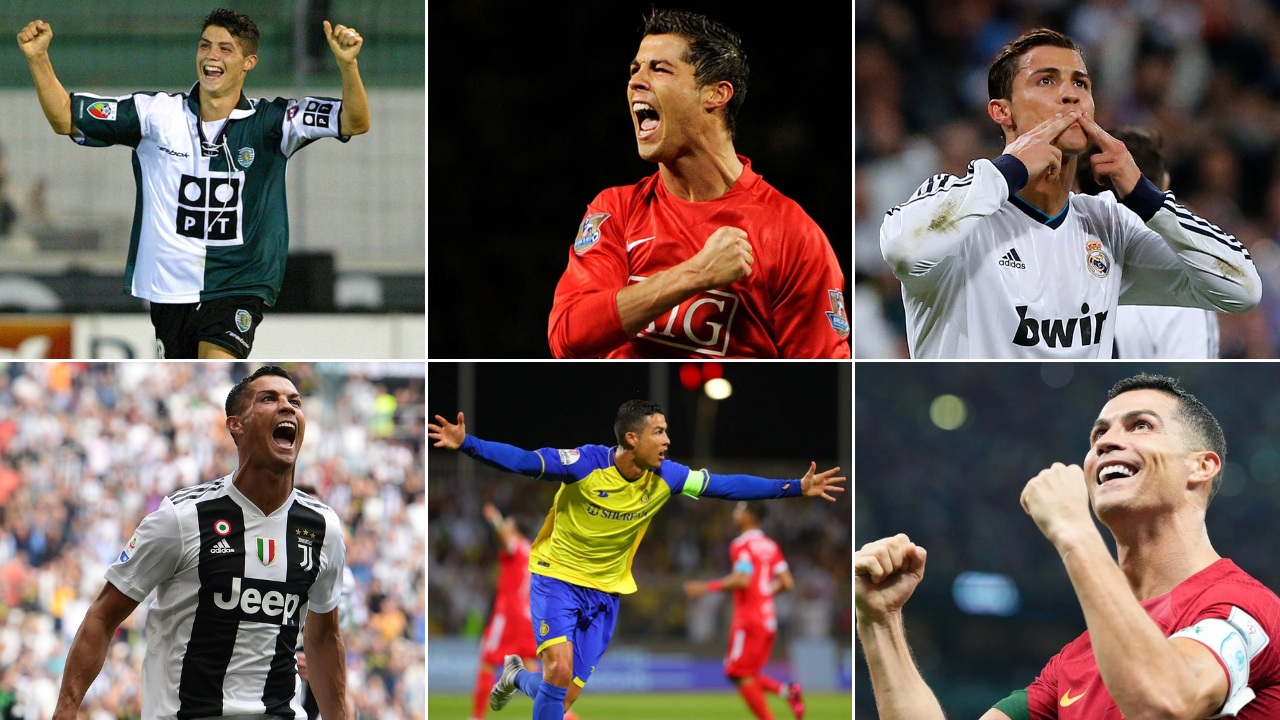 Goles de Cristiano Ronaldo en su carrera, ¿cuántos tiene y cuántos marcó en cada equipo?