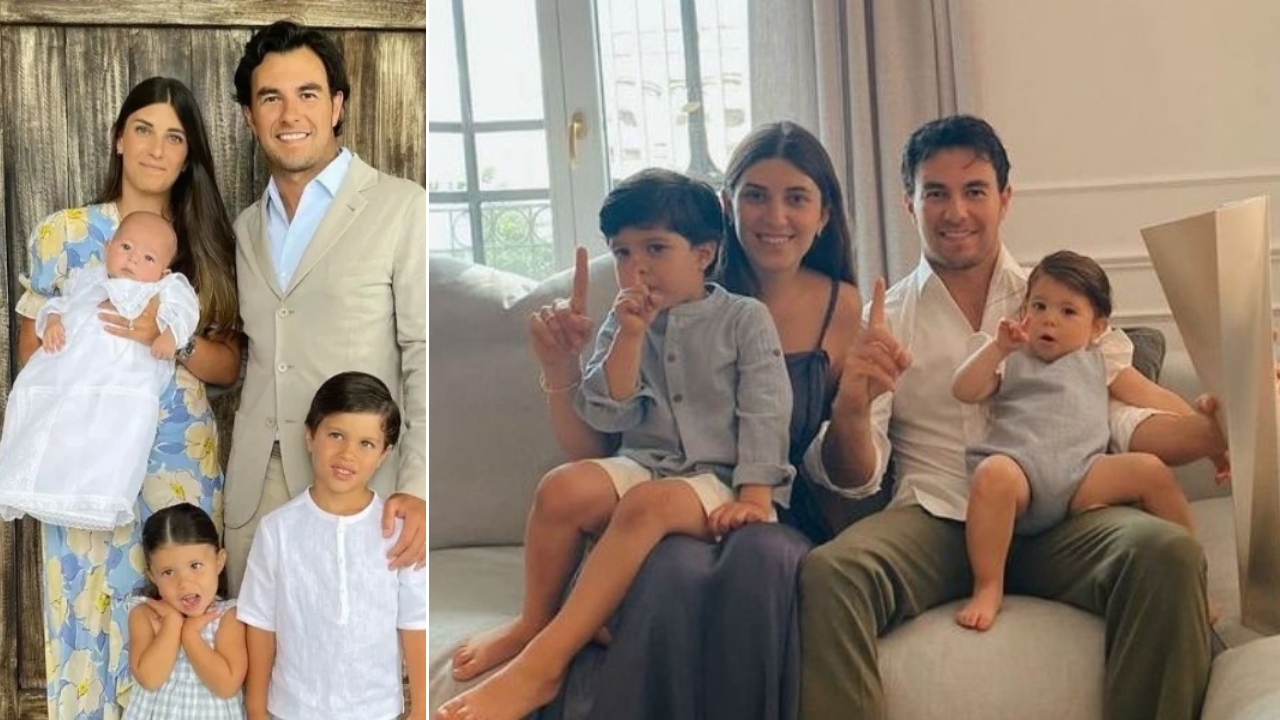 Hijos de Checo Pérez, ¿cuántos tiene, quiénes son y cuáles son sus edades?