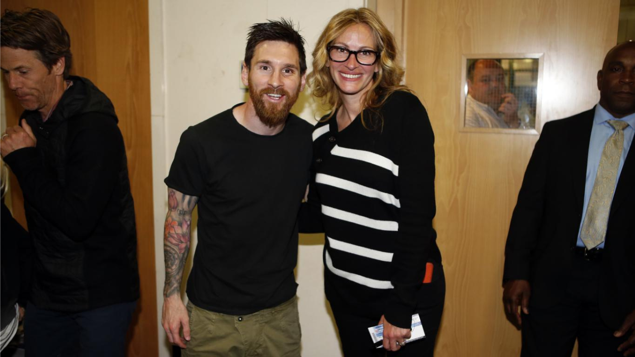 Julia Roberts Messi, los hijos de la actriz son fanáticos de "La Pulga"
