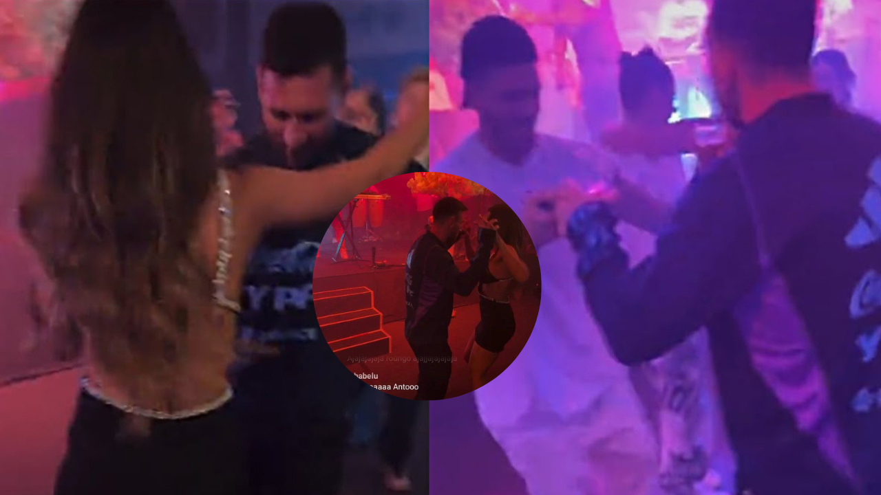 Messi bailando, al ritmo de la cumbia De Paul, Antonela y Tini acompañan a bailar a "La Pulga"