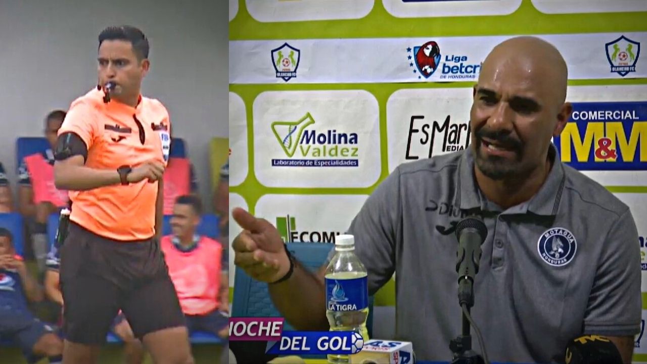 Ninrod Medina revienta contra Said Martínez y su forma de pitarle al Motagua