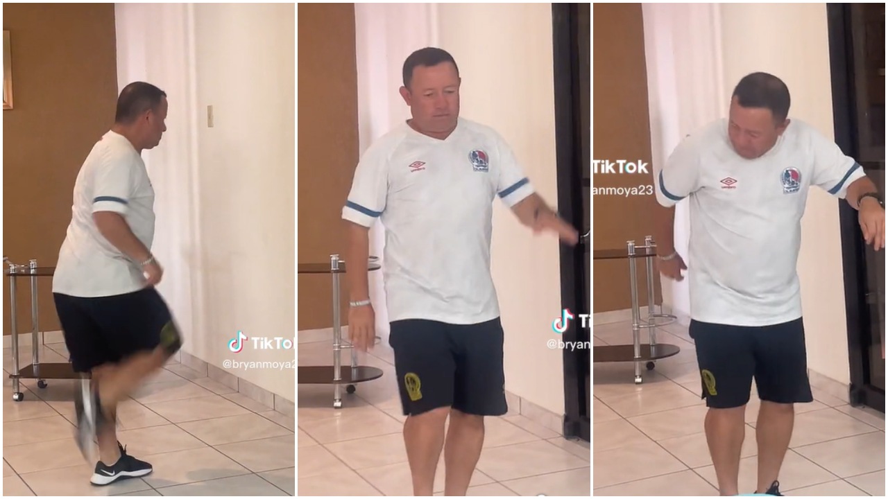 Utilero de Olimpia sorprende a cuerpo técnico y jugadores con sus pasos de baile