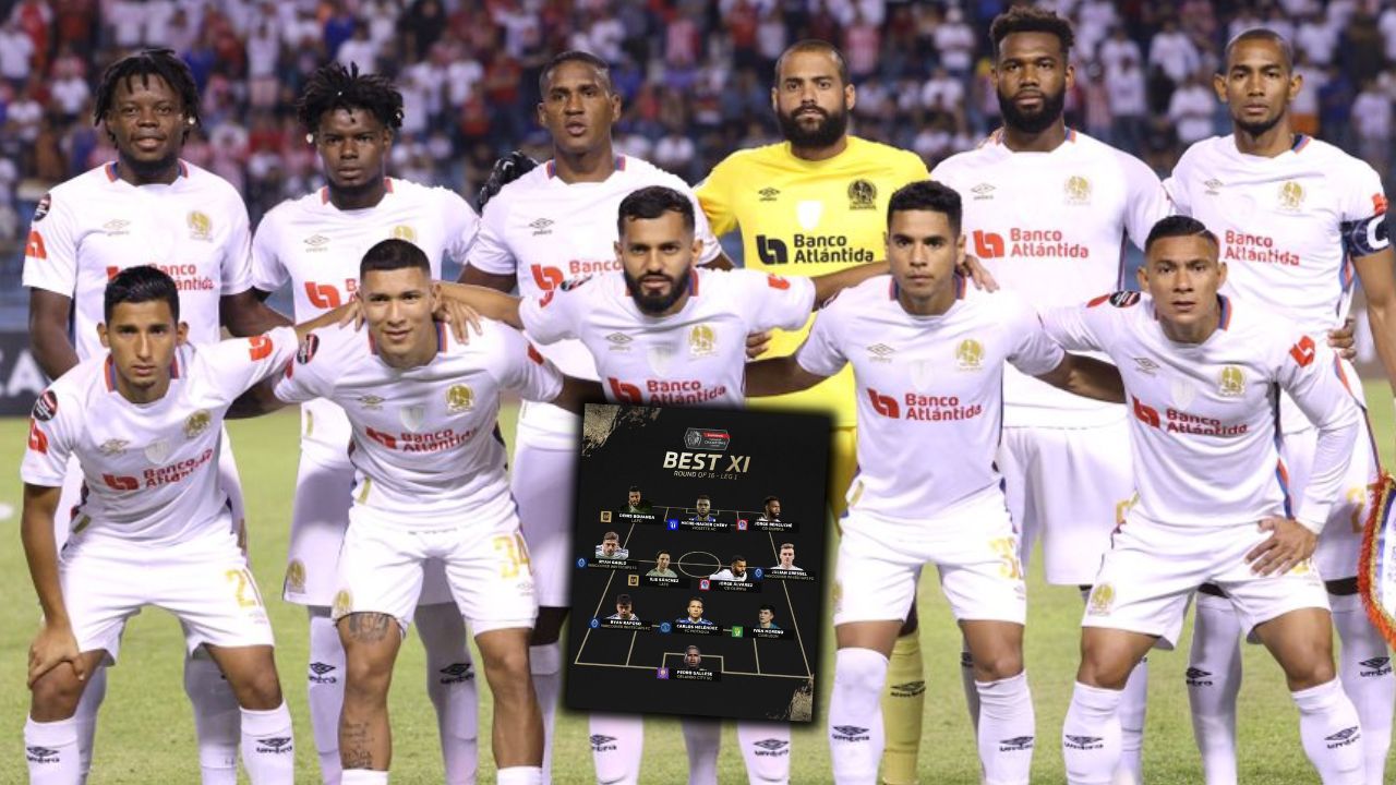 Dos jugadores del Olimpia y uno de Motagua destacan en el XI Ideal de la Concachampions