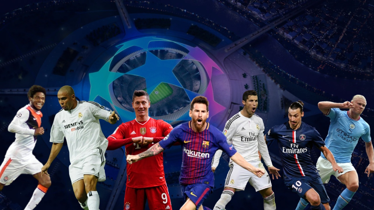 ¿Quiénes son los 3 jugadores que hicieron 5 goles en un solo partido en la Champions?