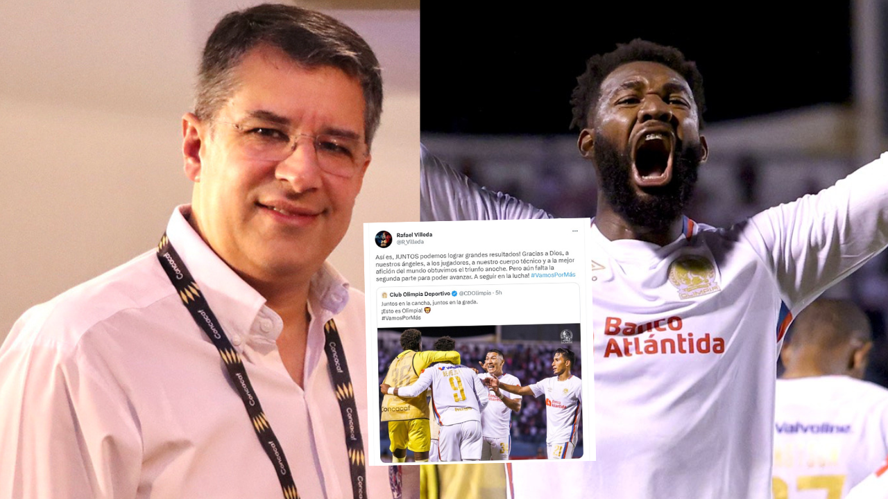 Rafael Villeda reacciona luego del triunfazo de Olimpia en la Concachampions y deja mensaje a la afición
