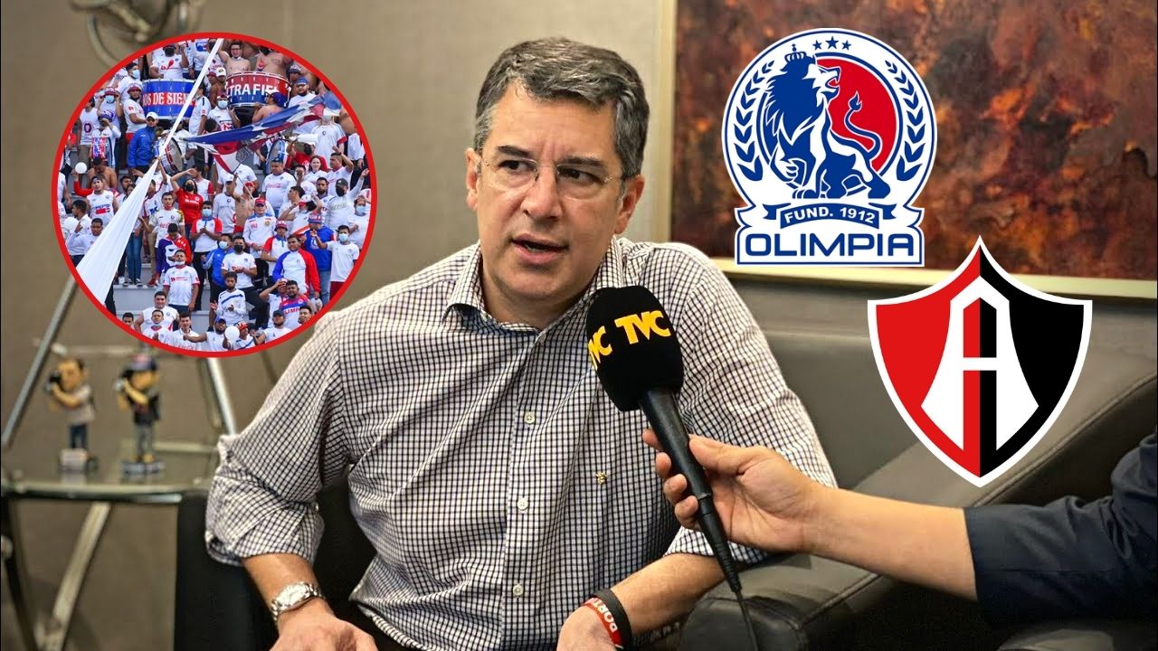 Rafa Villeda con mensaje a la plantilla de Olimpia previo al Atlas y petición a la afición