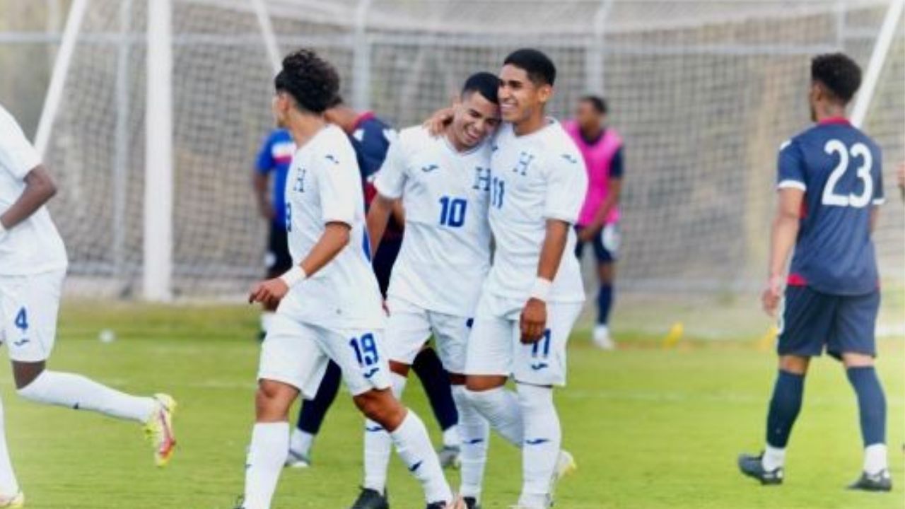 Honduras Sub-20 propina tremenda goleada en partido amistoso ante República Dominicana