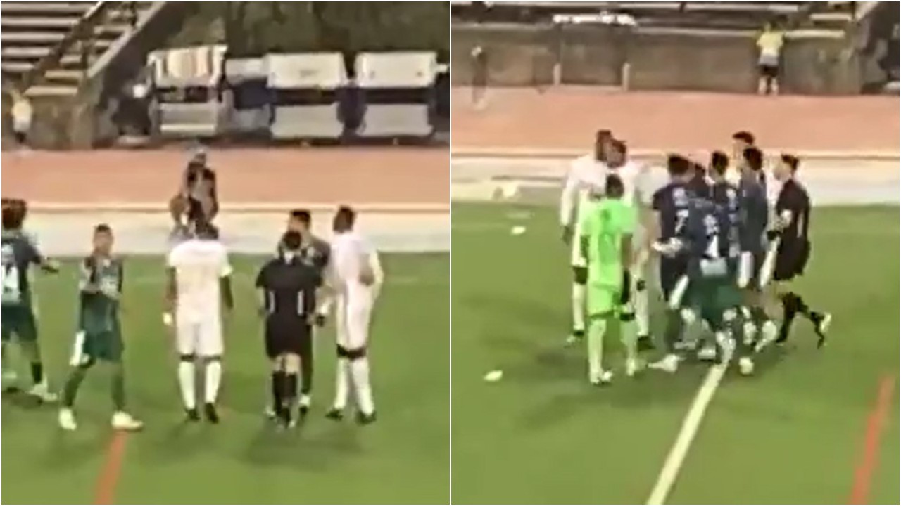 Esta fue la pelea que provocó la expulsión de Yustin Arboleda en el amistoso de Olimpia vs. Marathón