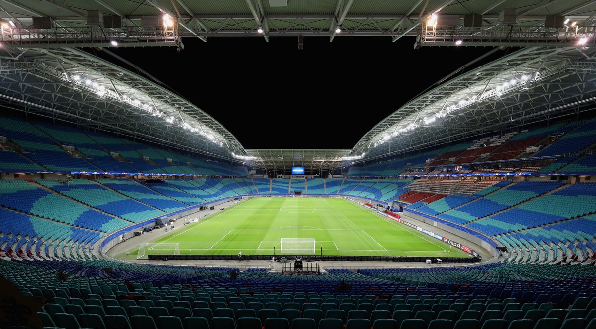 El RB Arena ubicado en Leipzig, Alemania, tiene capacidad para más de 41 mil personas. Foto: Redes sociales