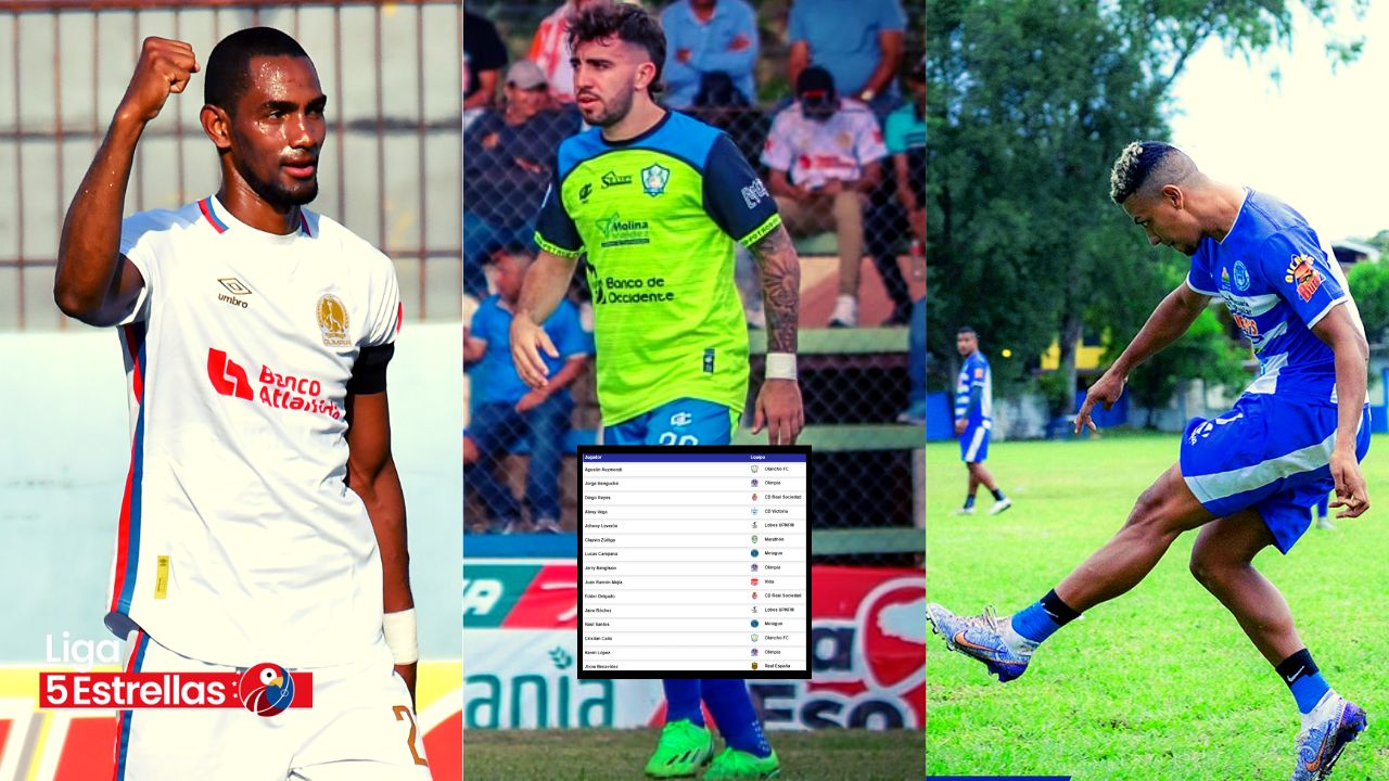 Así marcha la tabla de goleadores del Clausura 2023 de la Liga Nacional