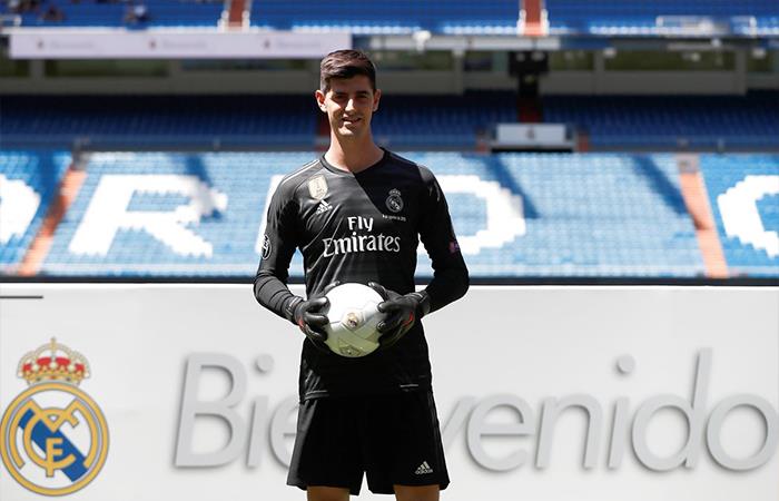Thibaut Courtois llegó al Real Madrid en 2018, y desde entonces se convirtió en el portero titular del club. Foto: Redes sociales