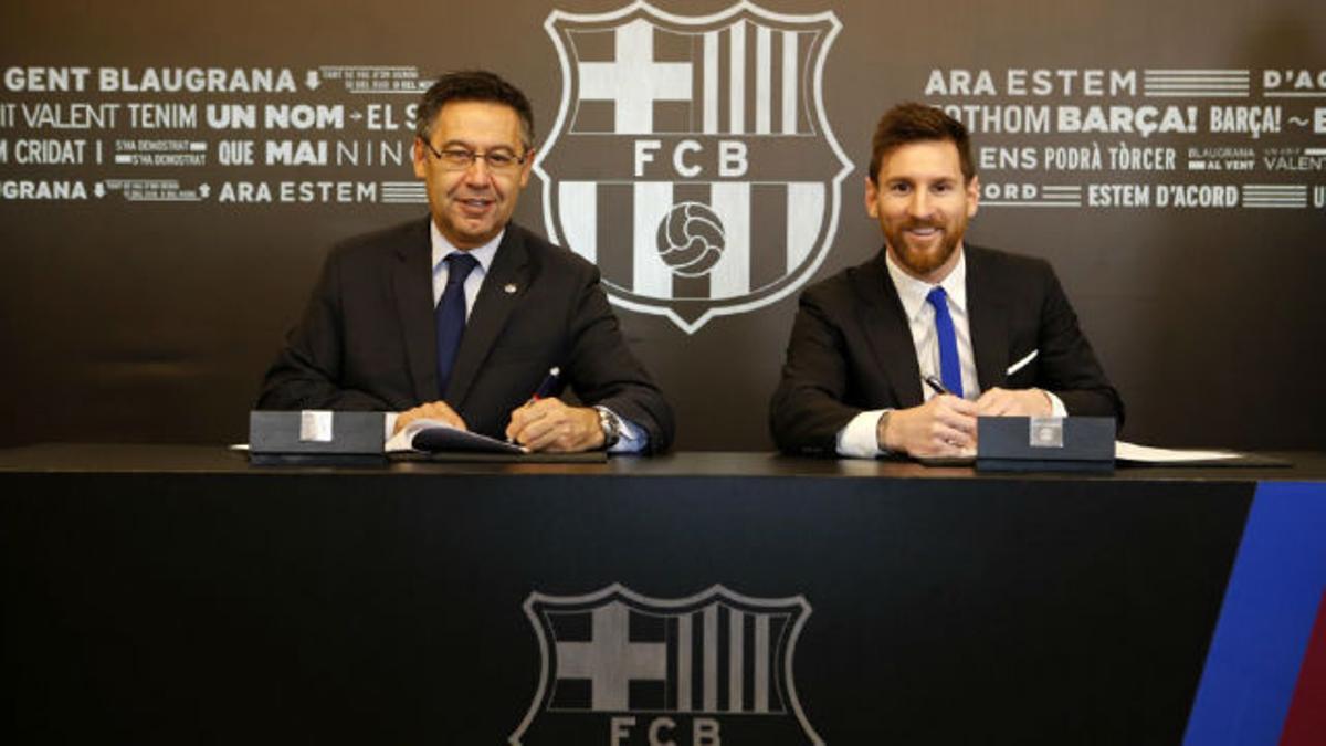 Según el diario español, El Mundo, el último contrato de Messi con el Barcelona fue por más de 500 millones de euros. Foto: Sport