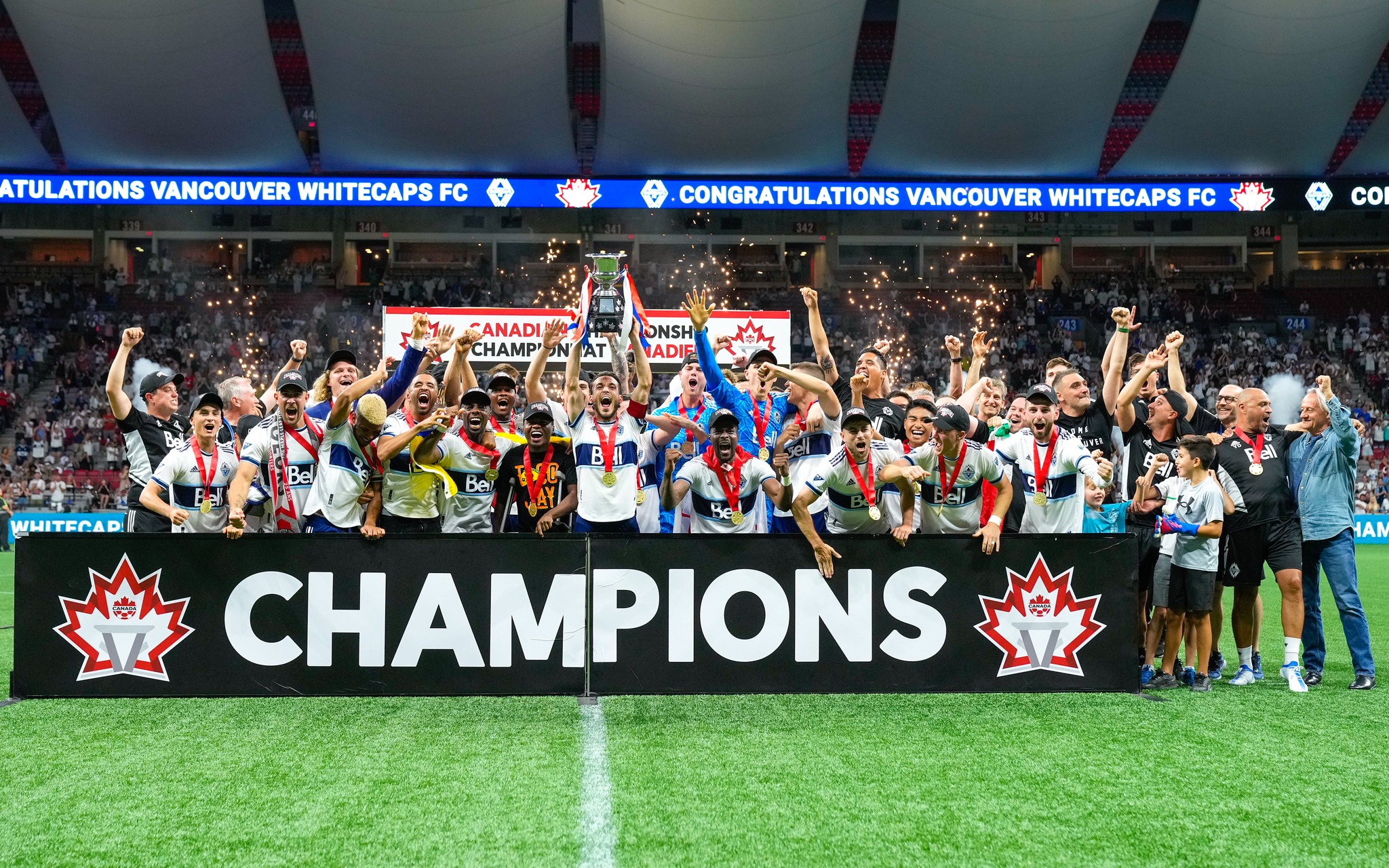El Vancouver Whitecaps logró su cupo en la competición tras consagrarse campeón de la Copa de Canadá. Foto: Concacaf