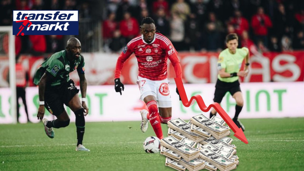 Precio de Alberth Elis se desmorona tras su tiempo en el Brest de Francia