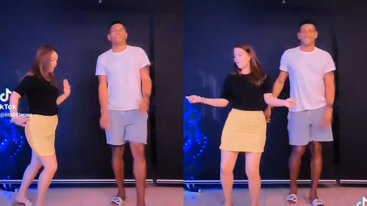 Carlo Costly destaca con sus pasos en el baile por reto junto con su esposa