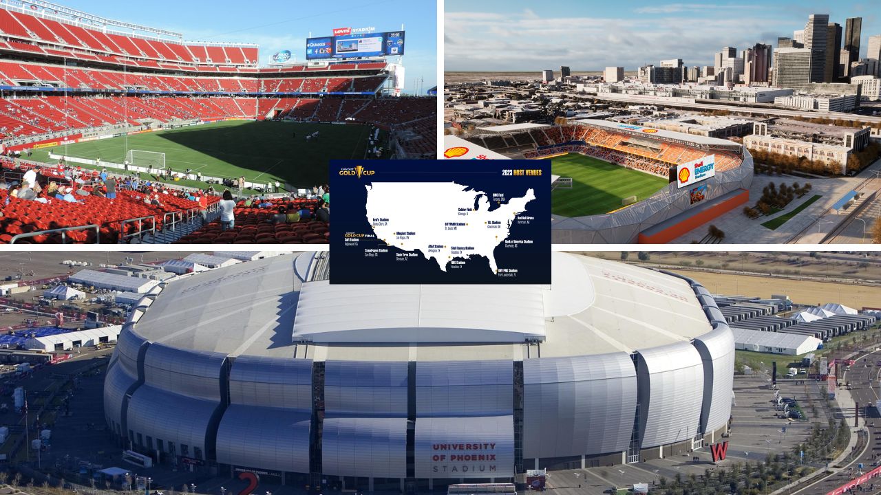 Conozca los estadios de la Copa Oro 2023 donde Honduras jugaría vs México, Haití y Qatar