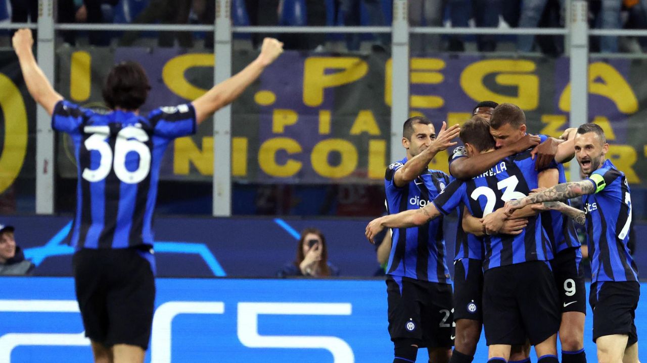 Inter igualó con el Benfica pero avanza a semifinales y un italiano estará en la final de la Champions