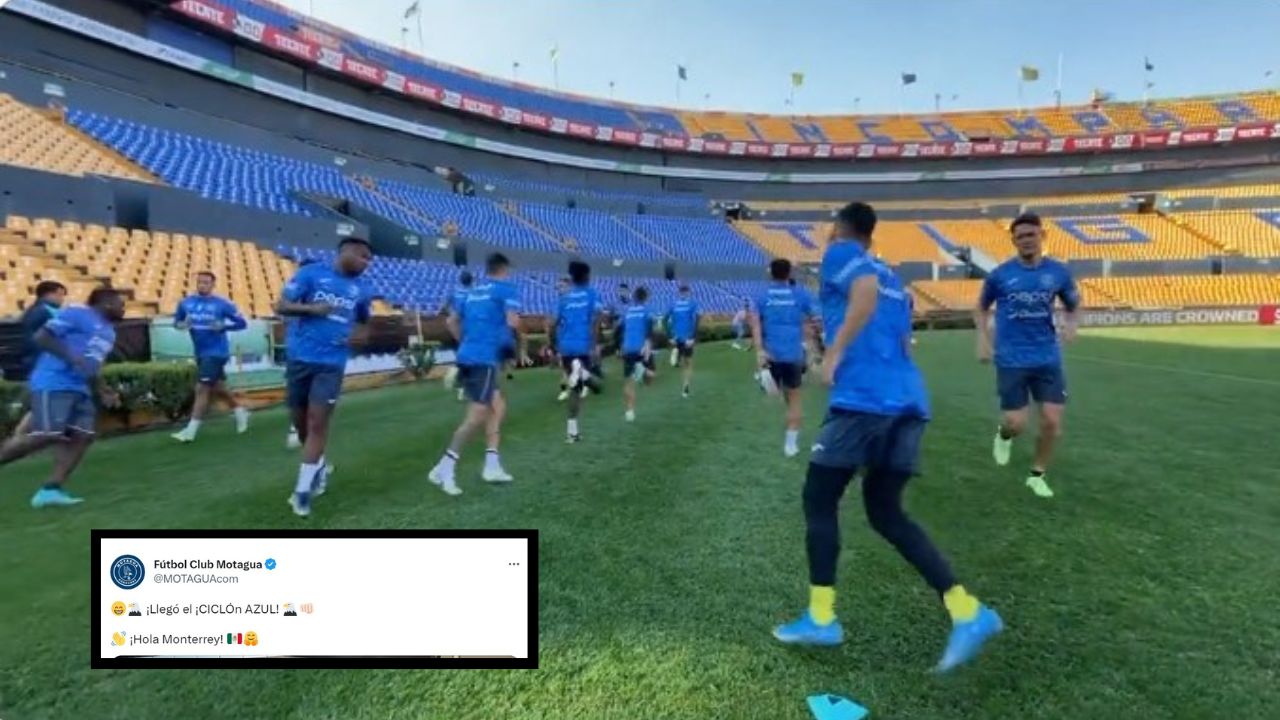 Motagua se llevó tremenda sorpresa de aficionados de Tigres en Monterrey