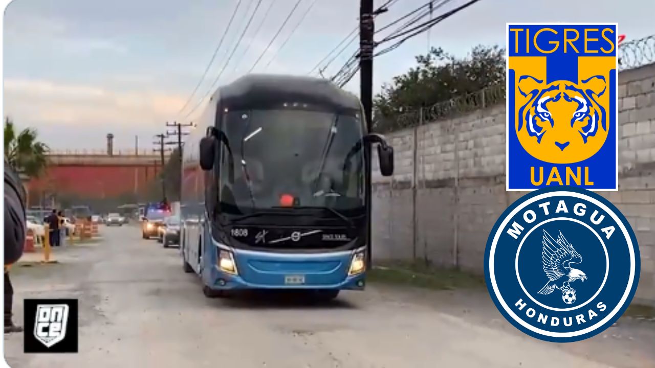 Así fue la llegada del Motagua al estadio Universitario para medirse a Tigres
