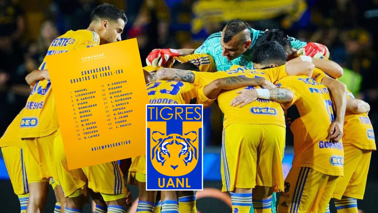 Tigres oficializa lista de 23 convocados para duelo ante Motagua ¿Y Gignac?