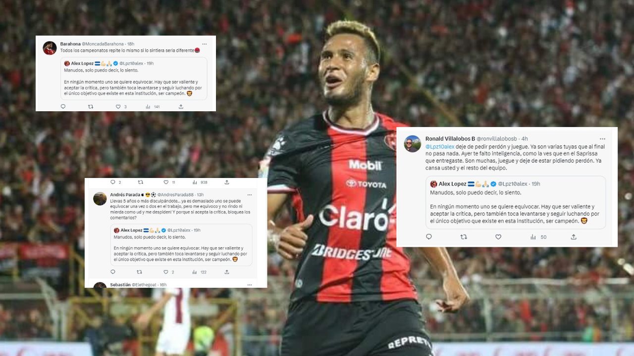Alex López provoca el enojo de la afición de Alajuelense por nuevo error en Costa Rica