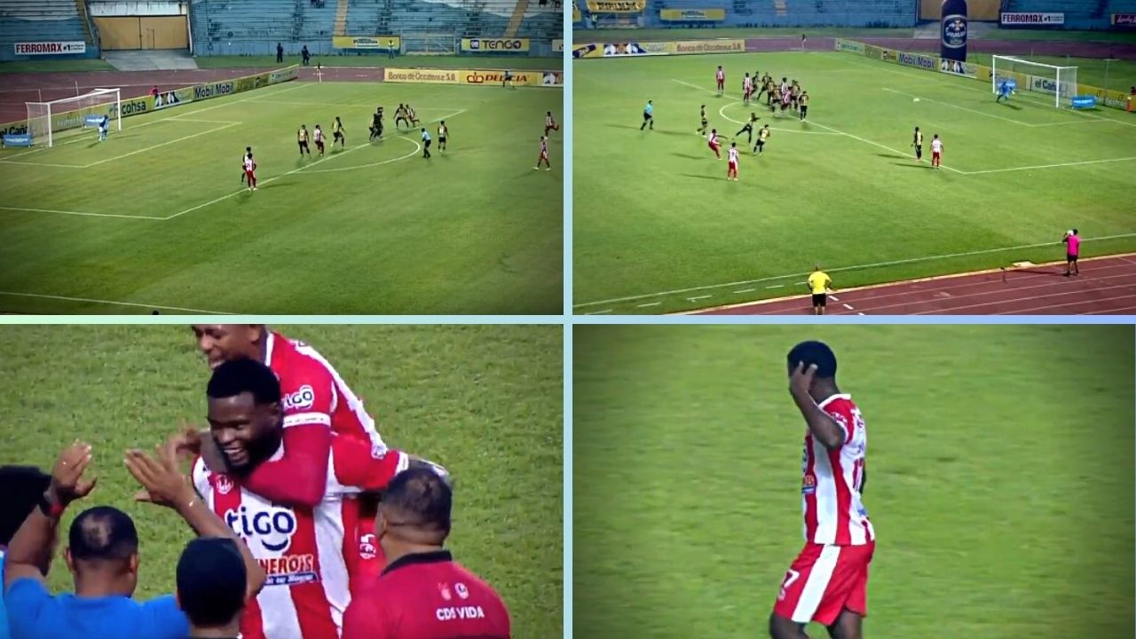 Vida blinda a Elison Rivas quien se lució con sendos golazos contra Real España
