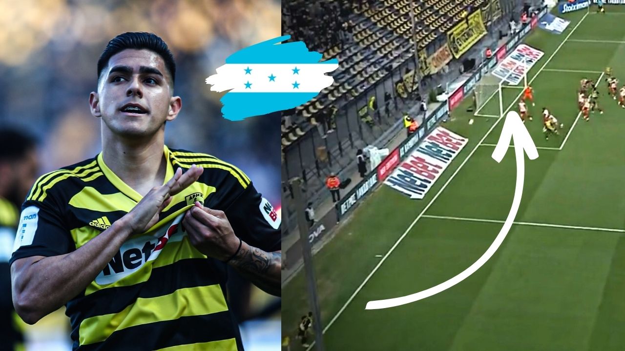 Luis Palma entra en la historia del fútbol europeo tras su gol olímpico con el Aris de Grecia
