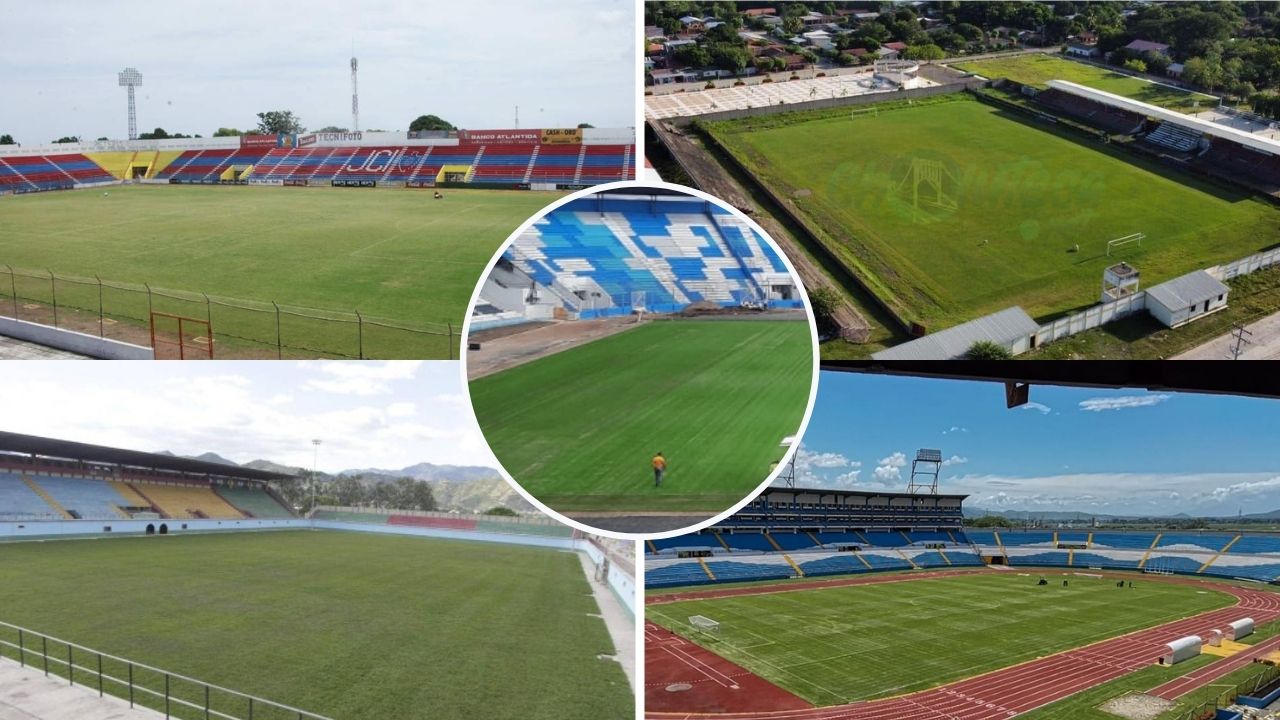 Los próximos dos estadios en Honduras que tendrán grama híbrida