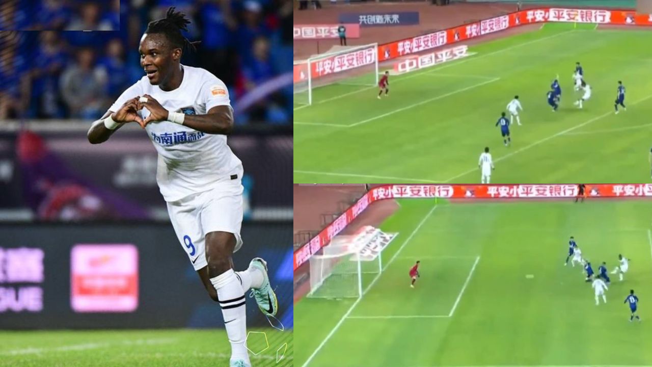Rubilio Castillo se luce con segundo golazo en el Nantong Zhiyun de China