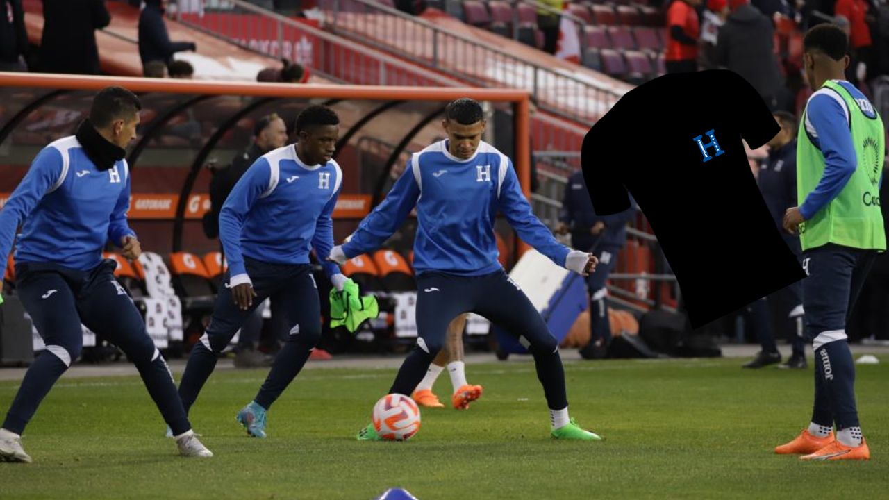 Selección de Honduras estrenará camiseta para disputar la Copa Oro 2023