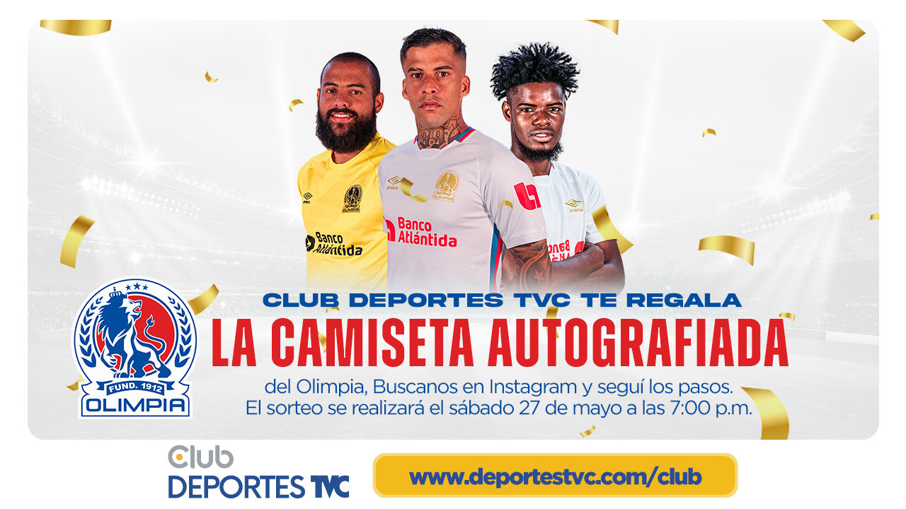 ¡Increíble! Club Deportes TVC te regala la camiseta autografiada del Olimpia