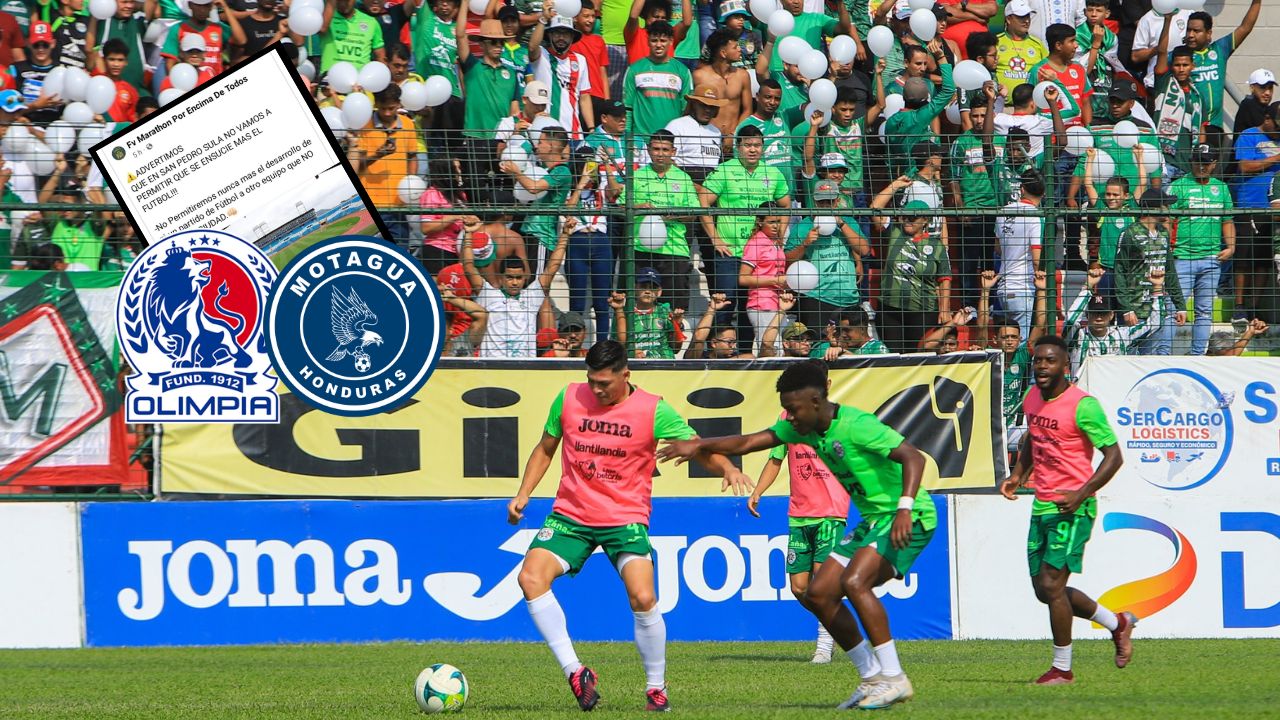 Aficionados de Marathón amenazan a la Liga Nacional y advierten a equipos capitalinos