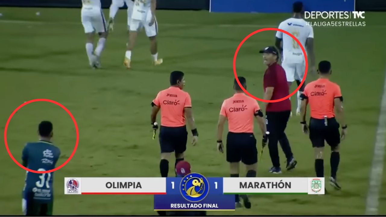 Allan Banegas cuenta la verdad de su 'pleito' con Pedro Troglio al final del partido en Comayagua