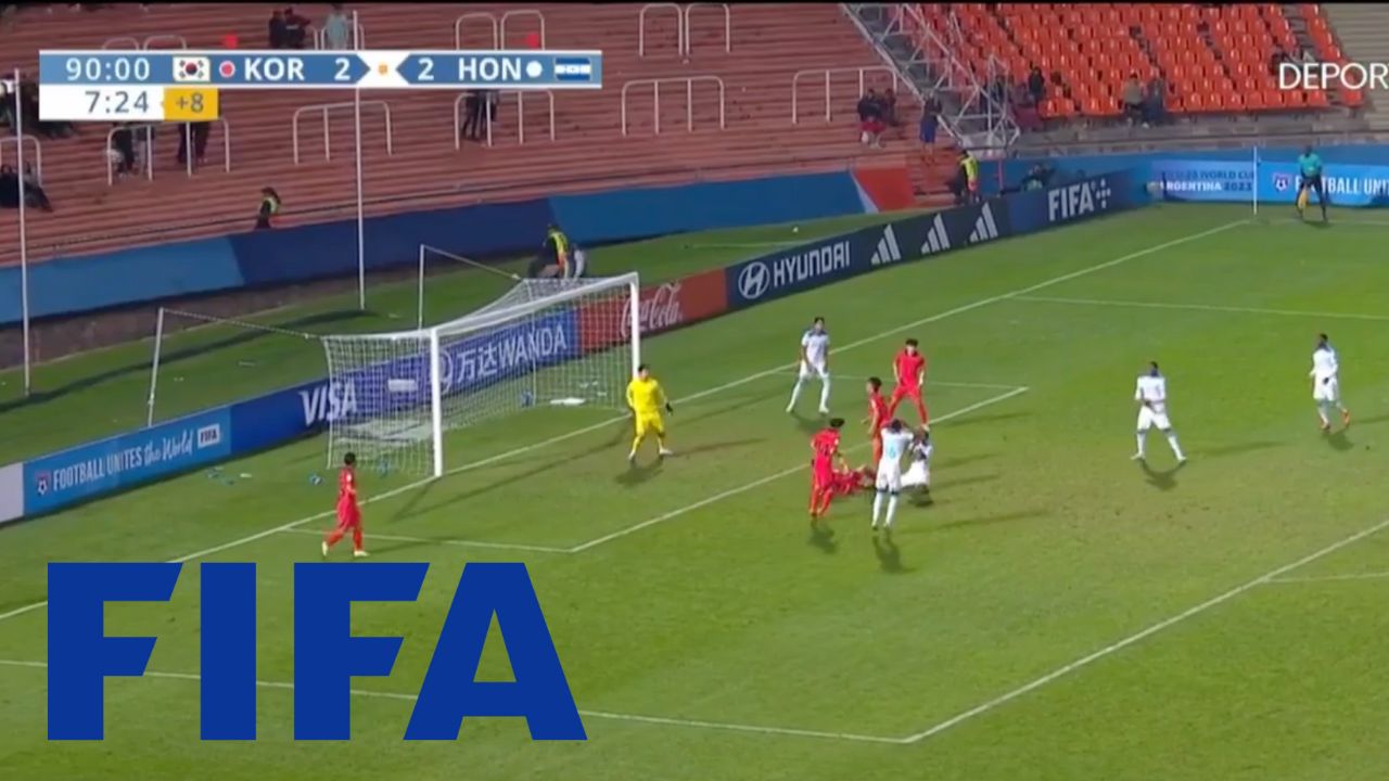 La reacción de la FIFA al gol fallado por Honduras en Mundial Sub20 de Argentina