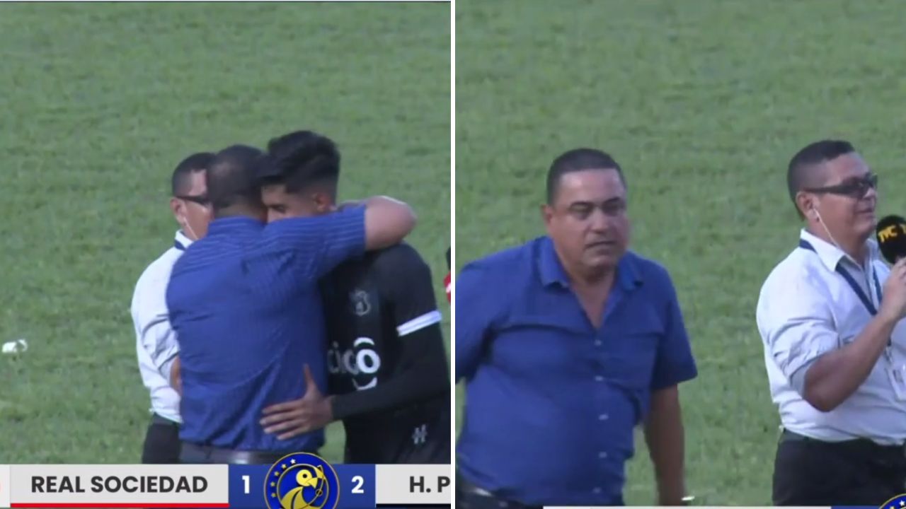 'Mi niño hijue...': la eufórica celebración de Jhon Jairo López con uno de sus goleadores