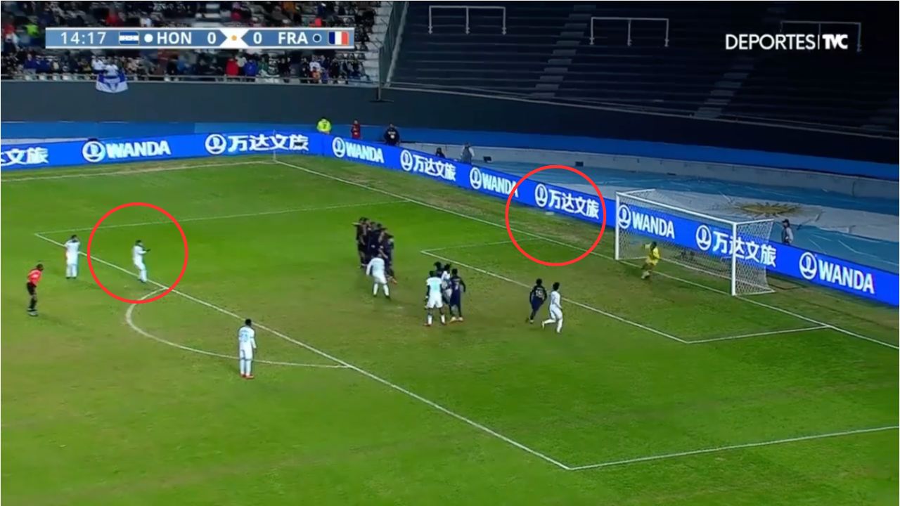 Así fue el gol de tiro libre Odín Ramos ante Francia en el Mundial Sub20