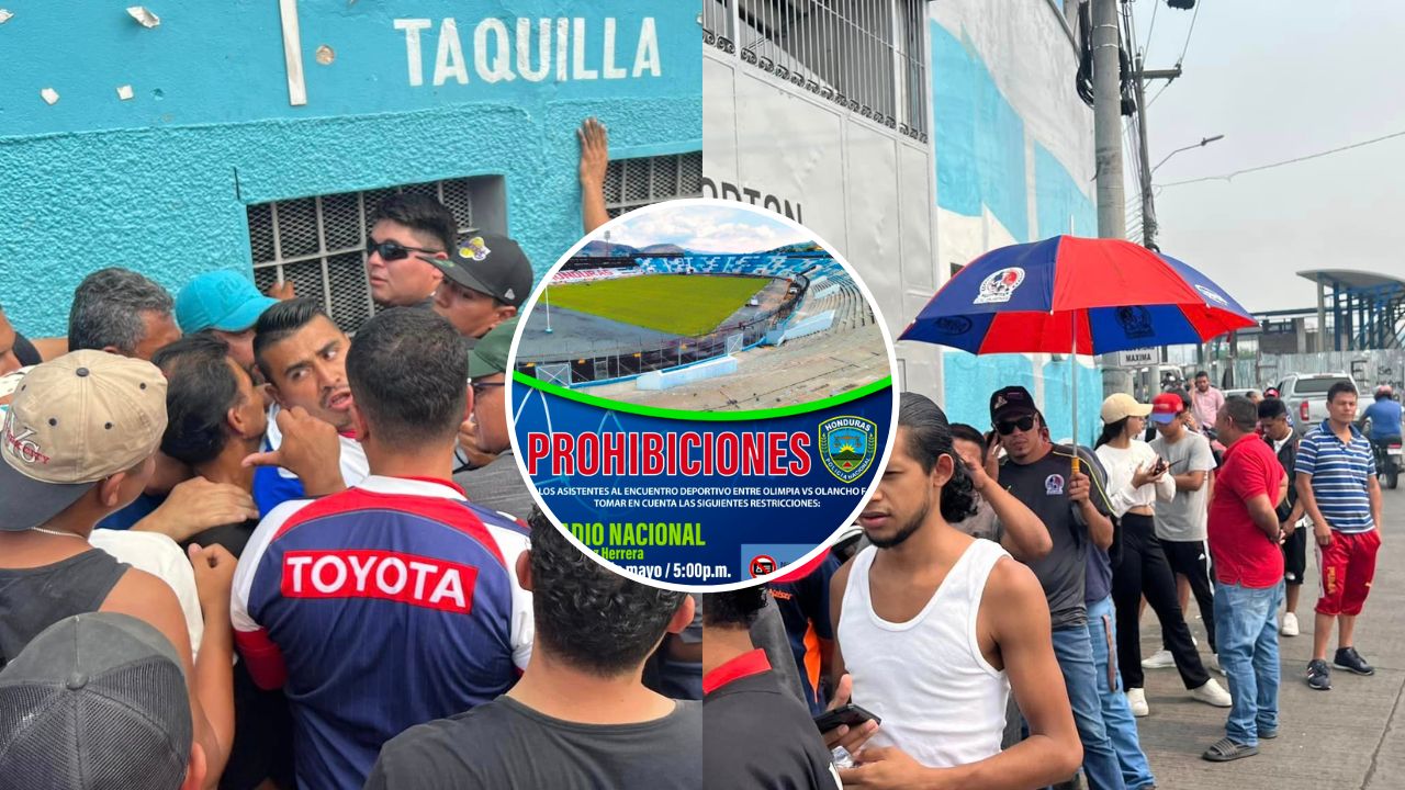 Conozca las prohibiciones en el estadio Nacional para final entre Olimpia y Olancho FC