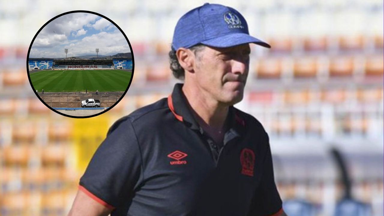 La impensada visita de Pedro Troglio a la cancha del estadio Nacional Chelato Uclés