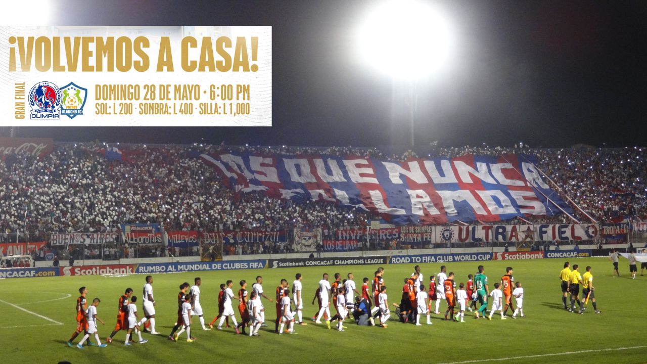 Afición de Olimpia anuncia tremenda sorpresa para la final contra el Olancho FC